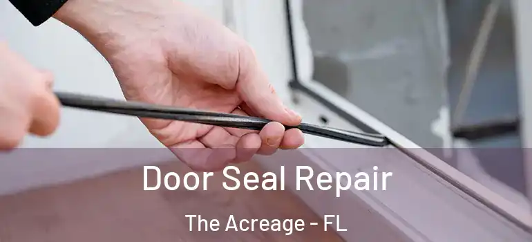  Door Seal Repair The Acreage - FL
