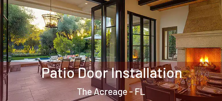  Patio Door Installation The Acreage - FL